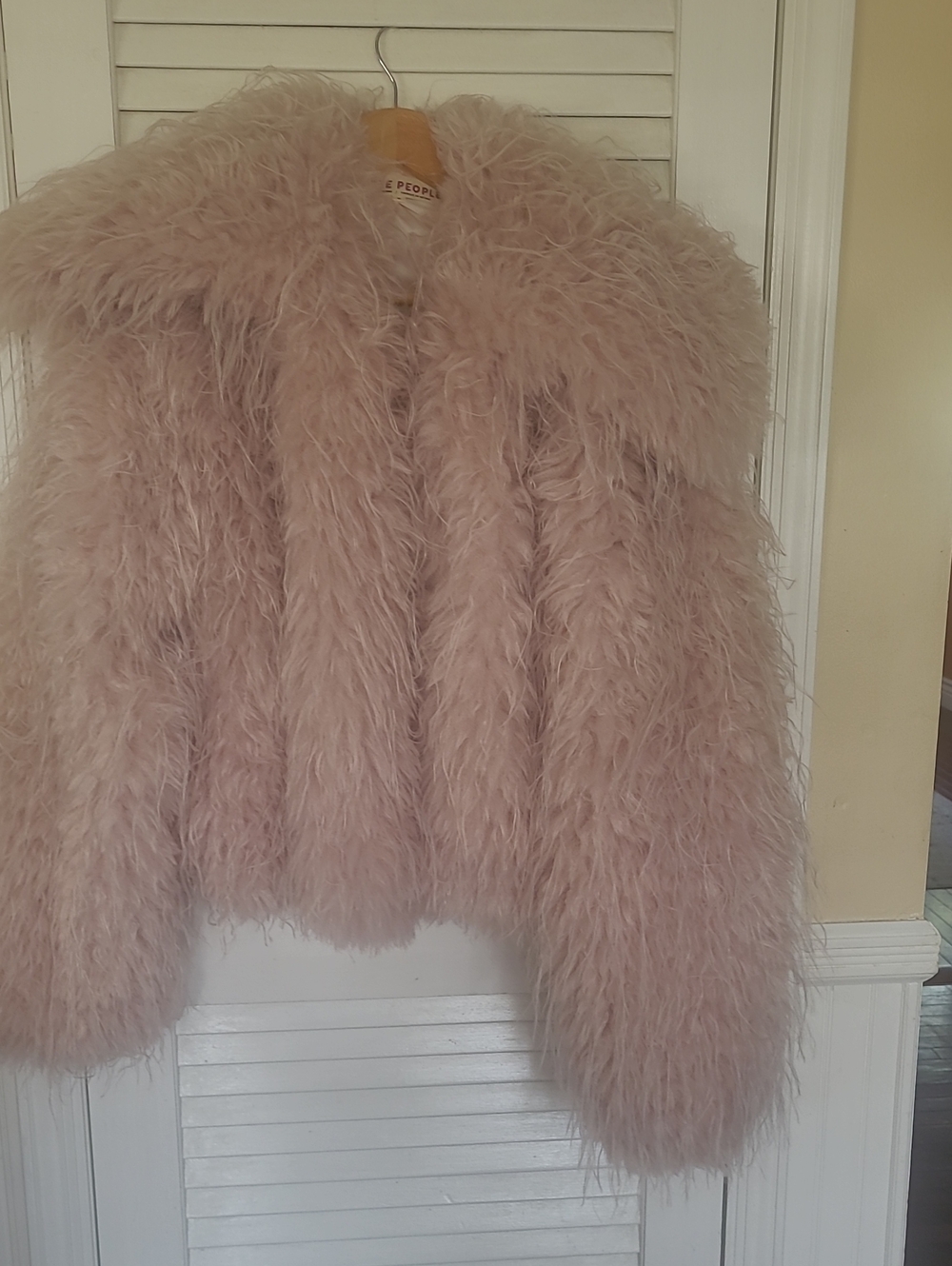 Free People Moonlight Faux Fur Coat ..Oversized And Super Soft - Picture 5 of 6